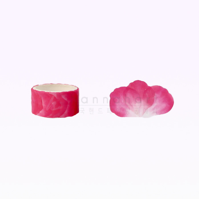 9호 다크핑크 꽃잎 와시 테이프(80장입)특가판매