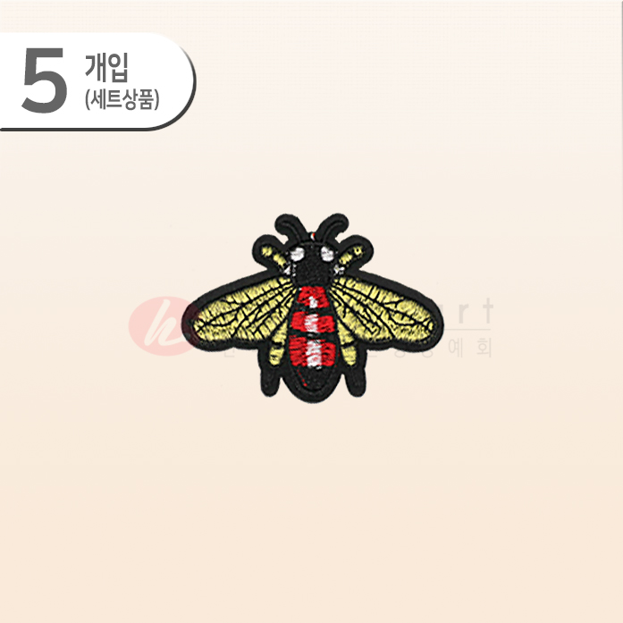 와펜 P7호 빨강꿀벌(5개입)